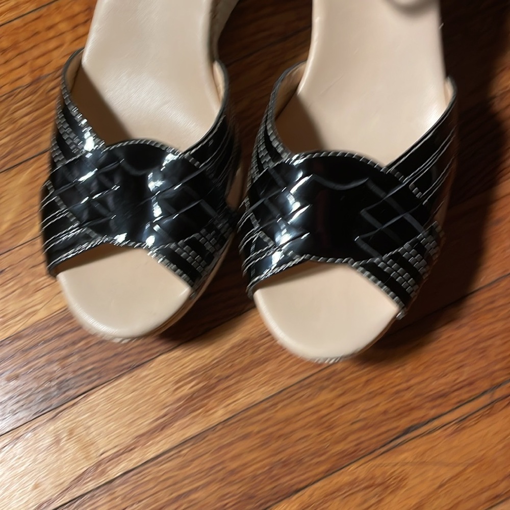 Cole Haan Summer peep toe wedge sandals - Picture 4 of 10
